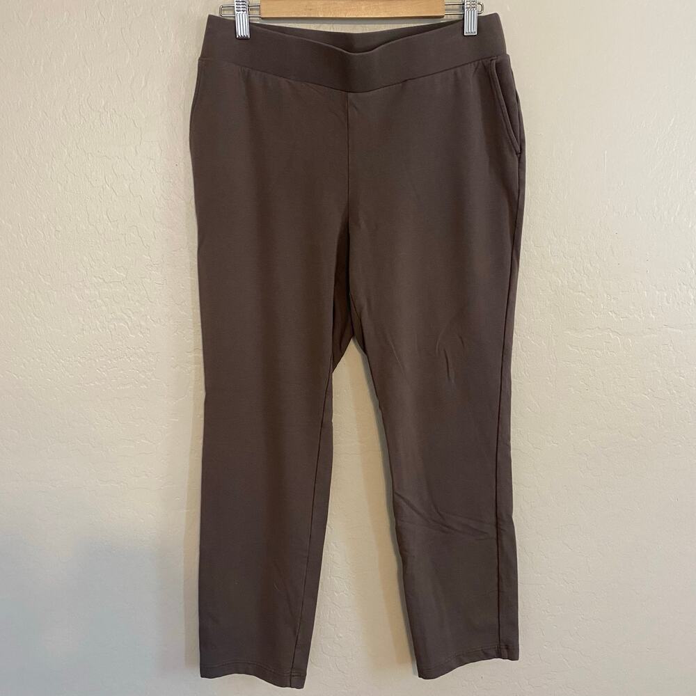 J. Jill Pure Jill Affinity French Terry Pants Womens Size Medium Petite Gray
